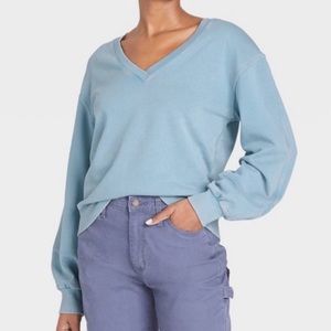 Plus size Vneck pullover.